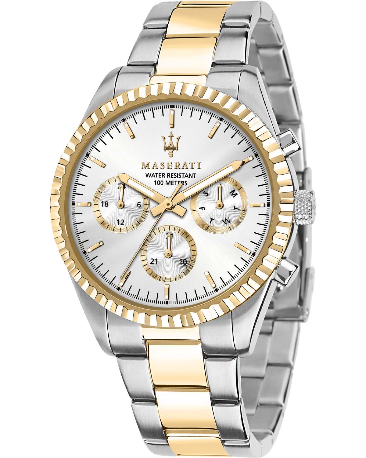 MASERATI Competizione Two Tone Stainless Steel Bracelet R8853100021