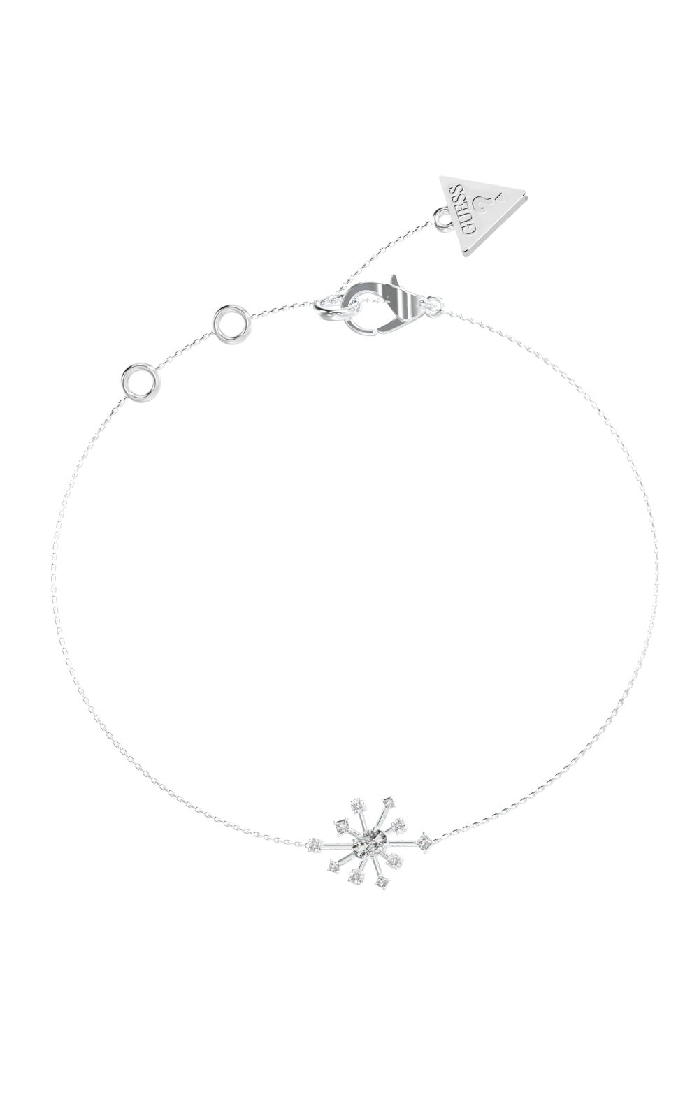 GUESS STEEL GALAXY JUBB05564JWRHL Βραχιόλι Ασημένιο Με Σχέδιο Με Πέτρες