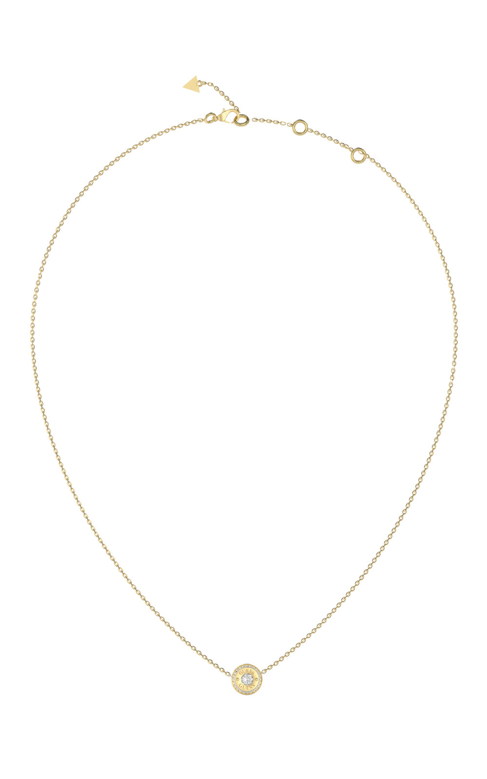 GUESS STEEL TILL MORNING JUBN05554JWYGT/U Κολιέ Χρυσό Με Σχέδιο