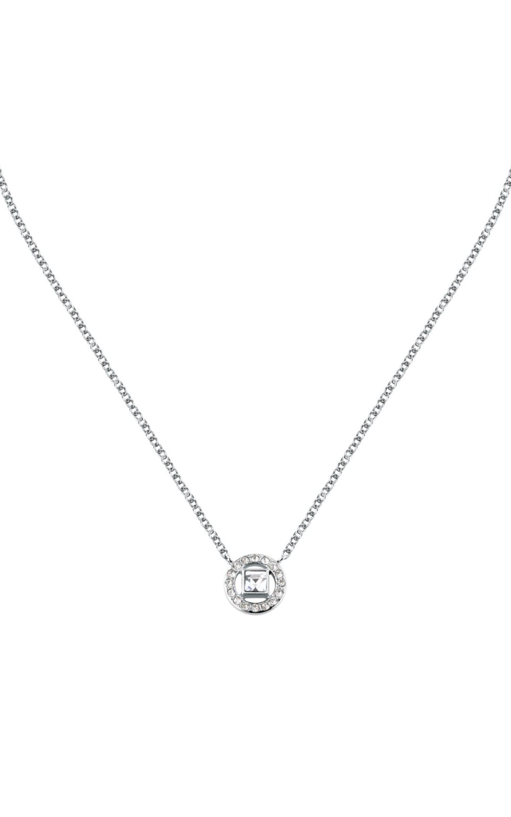 KARL LAGERFELD ILLUME KLBJX05 Γυναικείο Κολιέ Ασημένιο Με Πέτρες