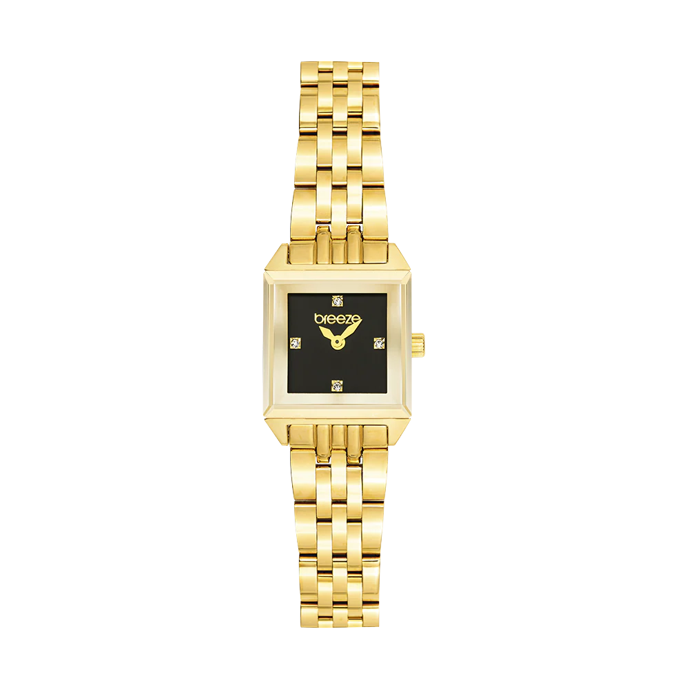 Breeze “Impress” Gold Stainless Steel Bracelet Woman’s watch (2013212531.6)